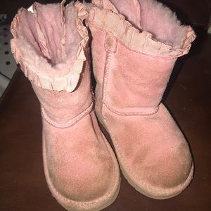 Ugg boots pink suede
